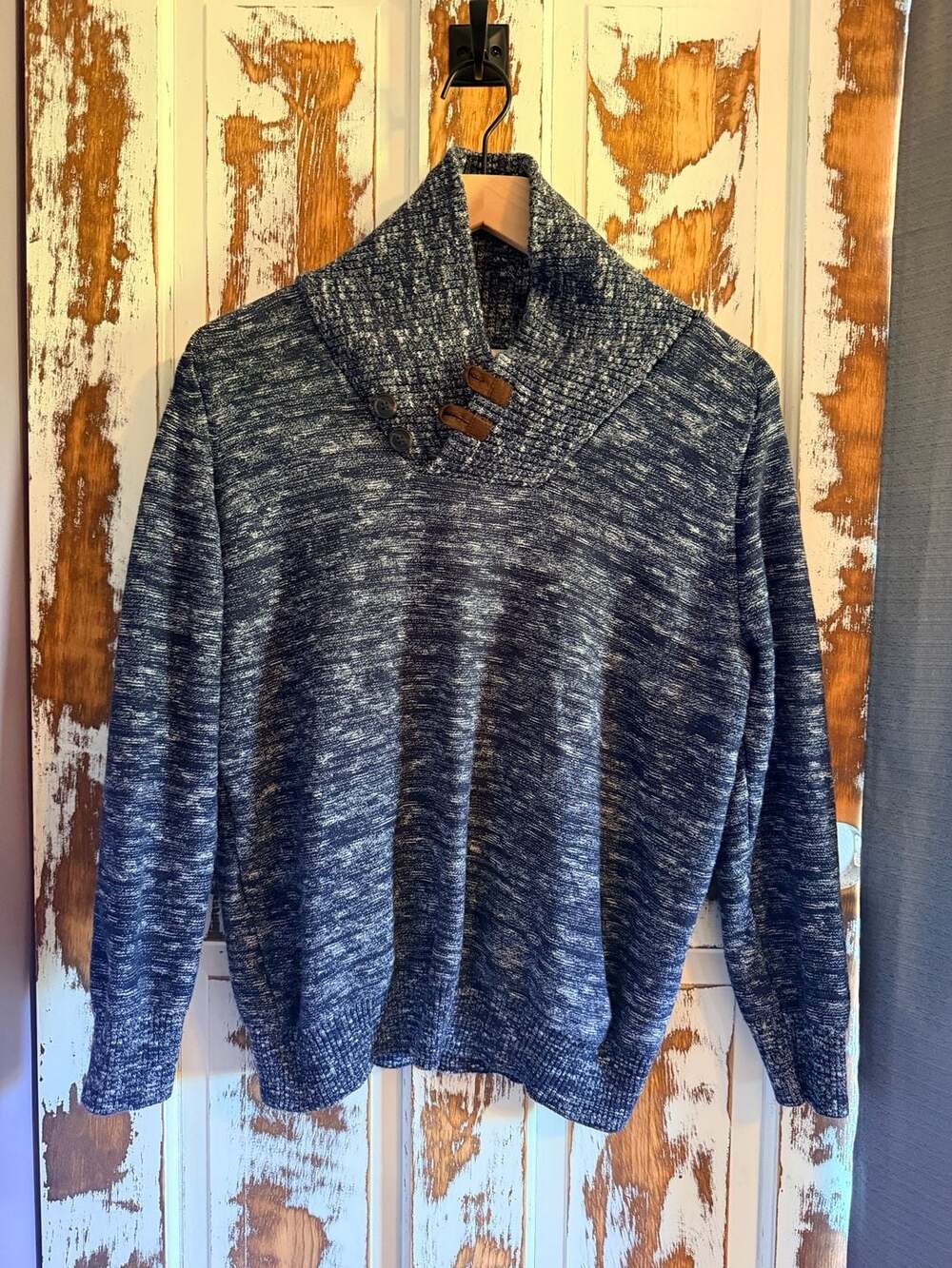 Arturo Calle Men's Shawl Collar Academia Sweater Size S